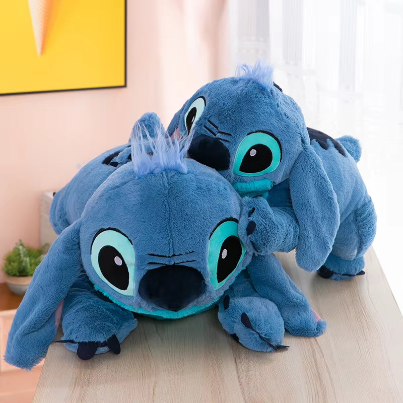 Puppy Stitch Doll Blue Stitch Plush Long Pillow Toys Girl Sleeping Leg Clamping Plushies Doll Children'S Birthday Gift