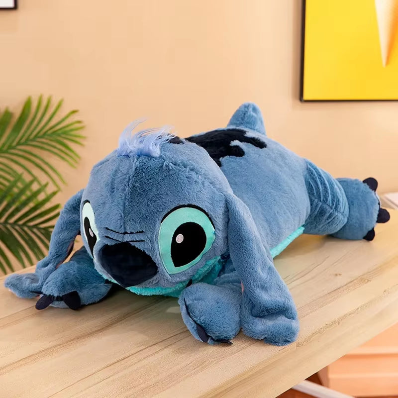 Puppy Stitch Doll Blue Stitch Plush Long Pillow Toys Girl Sleeping Leg Clamping Plushies Doll Children'S Birthday Gift